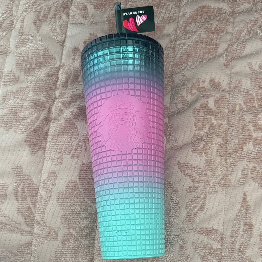 Starbucks Ombre Tumbler in Pink and Teal